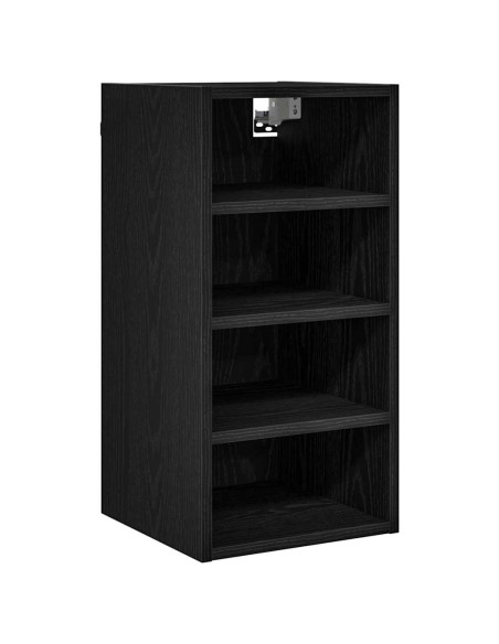 Armadio pensile Riga Rovere nero 30 x 29,5 x 60 cm