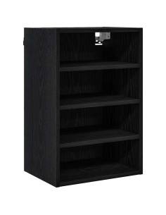 Armadio pensile Riga Rovere nero 40 x 29,5 x 60 cm