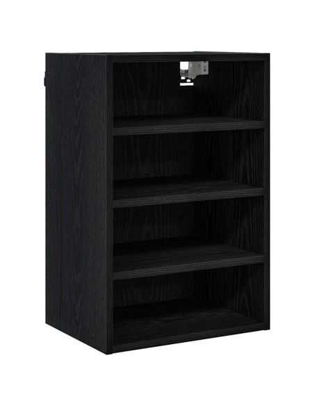 Armadio pensile Riga Rovere nero 40 x 29,5 x 60 cm