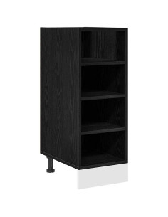 Base per Cucina Riga Rovere nero 30 x 44,5 x 81,5 cm