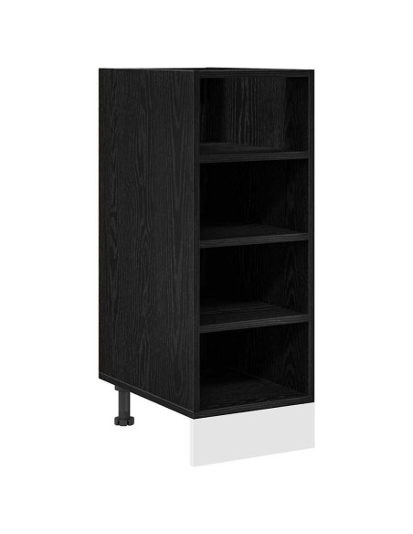 Base per Cucina Riga Rovere nero 30 x 44,5 x 81,5 cm