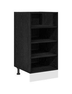 Base per Cucina Riga Rovere nero 40 x 44,5 x 81,5 cm