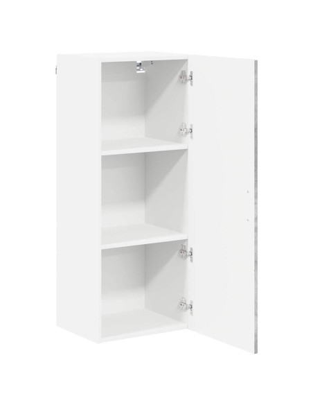 Pensile cucina con lo scaffale Grigio cemento 40 x 31 x 100 cm