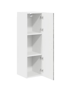 Pensile cucina con lo scaffale Grigio cemento 30 x 31 x 100 cm