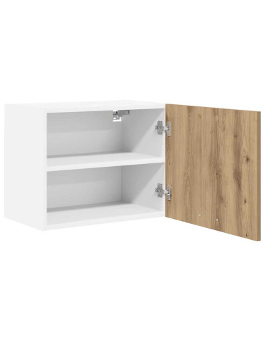 Armadio pensile Rovere Artigiano e Bianco 50 x 31 x 40 cm