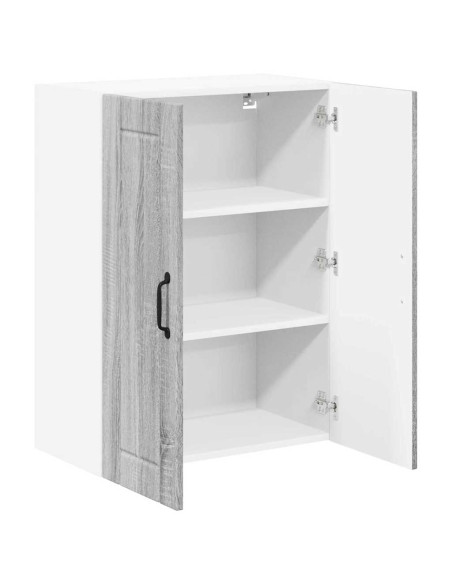 Pensile cucina Grigio Sonoma 60 x 31 x 80 cm Legno multistrato