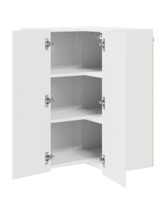 Pensile cucina Bianco Lucido 57 x 57 x 80 cm Legno multistrato