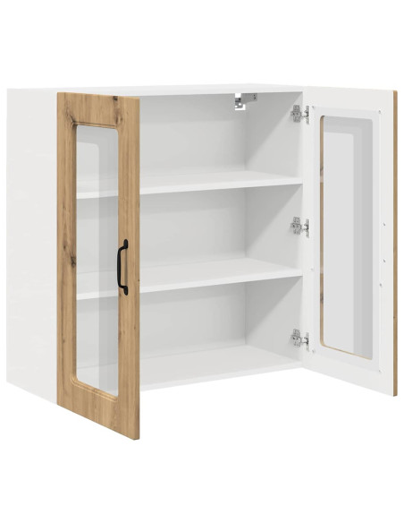 Pensile cucina con porta Rovere artigianale 80 x 31 x 80 cm