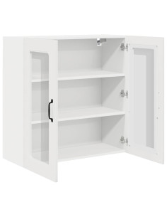 Pensile cucina Bianco Lucido 80 x 31 x 80 cm Legno multistrato