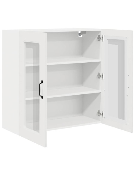 Pensile cucina Bianco Lucido 80 x 31 x 80 cm Legno multistrato