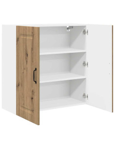 Pensile cucina con porta Rovere artigianale 80 x 31 x 80 cm