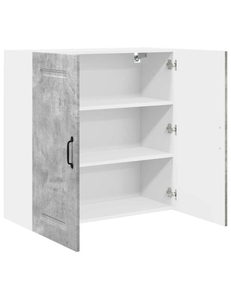 Pensile cucina Grigio cemento 80 x 31 x 80 cm Legno multistrato