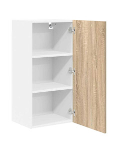 Armadio pensile Riga Quercia Sonoma e Bianca 40 x 31 x 80 cm