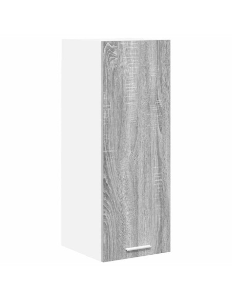 Armadio pensile con porta Riga 2 pcs Grigio Sonoma e Bianco