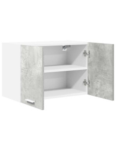 Armadio pensile Grigio Cemento e Bianco 60 x 31 x 40 cm