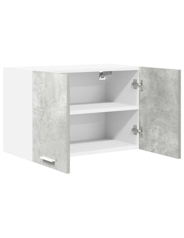 Armadio pensile Grigio Cemento e Bianco 60 x 31 x 40 cm