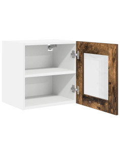 Armadio pensile con porta Riga Rovere fumé 40 x 31 x 40 cm