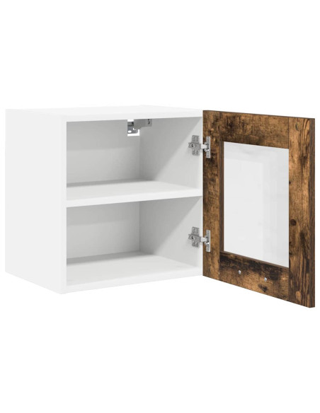 Armadio pensile Riga 2 pcs Rovere fumé 40 x 31 x 40 cm