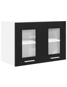 Armadio pensile con porta Riga Rovere Nero 60 x 31 x 40 cm