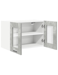 Armadio pensile Riga 2 pcs Grigio cemento 60 x 31 x 40 cm