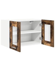 Armadio pensile Riga 2 pcs Rovere fumé 60 x 31 x 40 cm