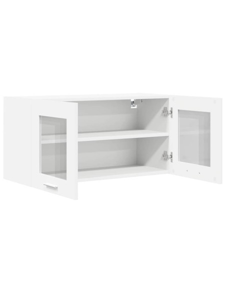 Armadio pensile Riga Bianco 80 x 31 x 40 cm Legno multistrato