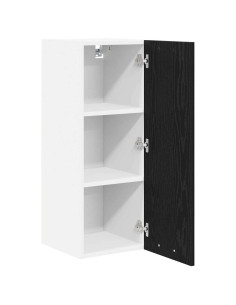 Armadio pensile Riga Rovere Affumicato e Bianco 30 x 31 x 80 cm