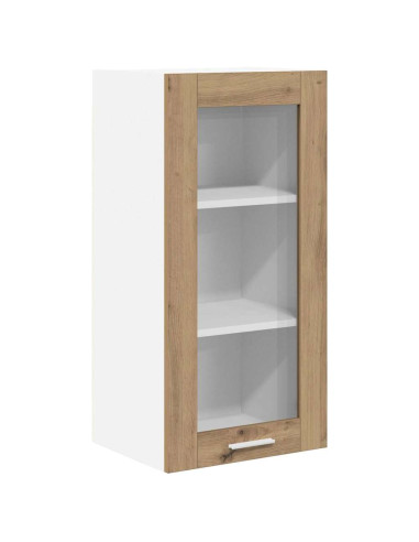 Armadio pensile Riga 2 pcs Rovere artigianale 40 x 31 x 80 cm