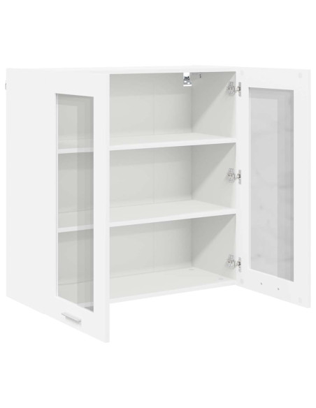 Armadio pensile Riga Bianco 80 x 31 x 80 cm Legno multistrato