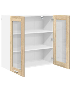 Armadio pensile con porta Riga Rovere Sonoma 80 x 31 x 80 cm