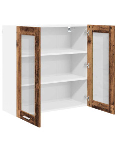 Armadio pensile con porta Riga Legno vecchio 80 x 31 x 80 cm