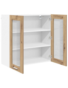 Armadio pensile Riga Rovere artigianale 80 x 31 x 80 cm