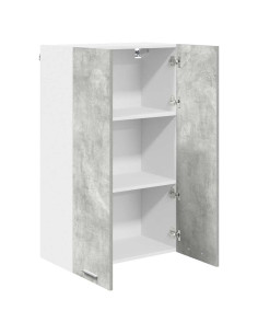 Armadio pensile con porta Riga Grigio cemento 60 x 31 x 100 cm