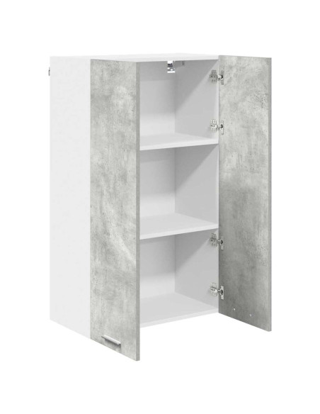 Armadio pensile con porta Riga Grigio cemento 60 x 31 x 100 cm