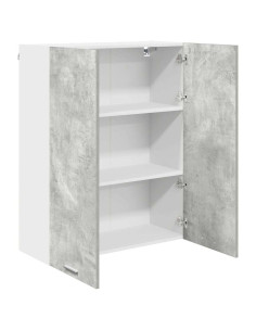 Armadio pensile con porta Riga Grigio cemento 80 x 31 x 100 cm