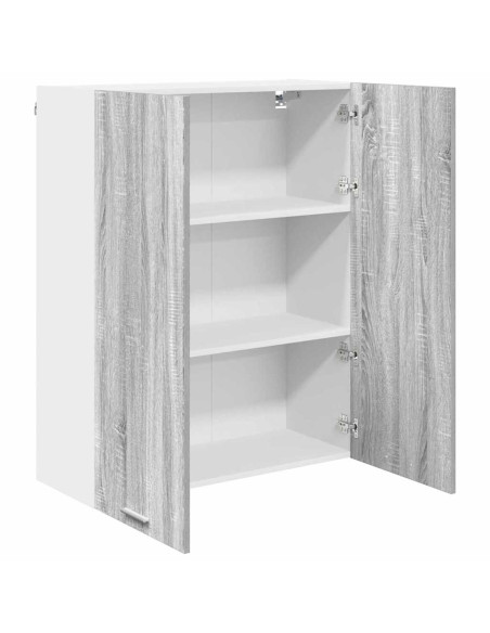 Armadio pensile con porta Riga Grigio Sonoma 80 x 31 x 100 cm