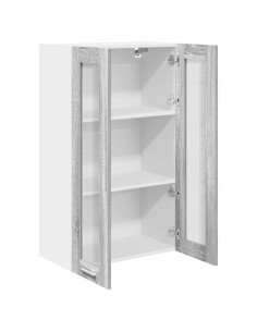 Armadio pensile con porta Riga Grigio Sonoma 60 x 31 x 100 cm