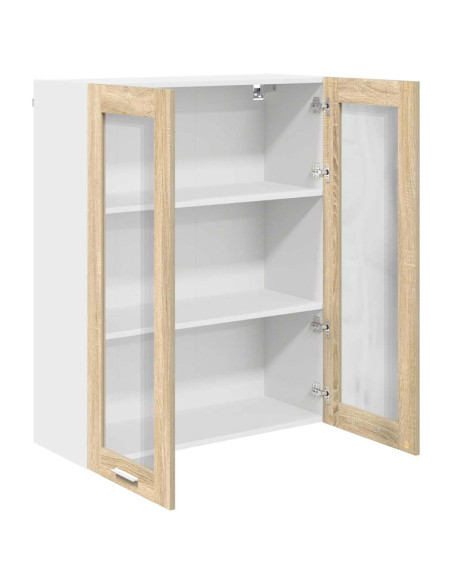 Armadio pensile con porta Riga Rovere Sonoma 80 x 31 x 100 cm