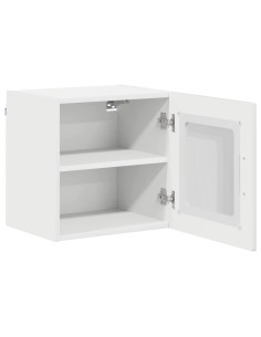 Pensile cucina con porta 2 pcs Bianco Lucido 40 x 31 x 40 cm