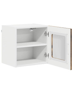 Pensile cucina con porta 2 pcs Rovere fumé 40 x 31 x 40 cm