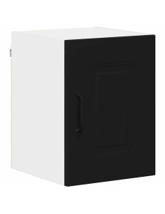 Pensile cucina 2 pcs Nero 30 x 31 x 40 cm Legno multistrato