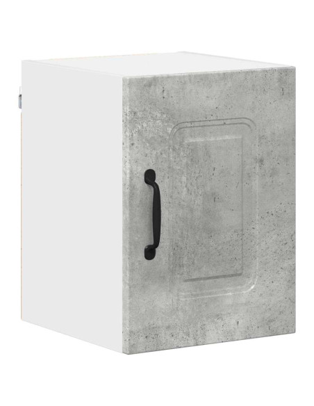 Pensile cucina con porta 2 pcs Grigio cemento 30 x 31 x 40 cm