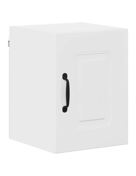 Pensile cucina con porta 2 pcs Bianco Lucido 30 x 31 x 40 cm