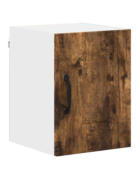 Pensile cucina con porta 2 pcs Rovere fumé 30 x 31 x 40 cm