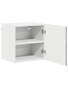 Pensile cucina con porta 2 pcs Grigio cemento 40 x 31 x 40 cm