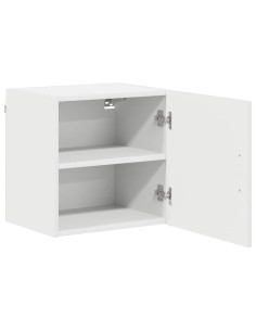 Pensile cucina con porta 2 pcs Bianco Lucido 40 x 31 x 40 cm