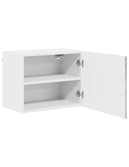 Pensile cucina con porta 2 pcs Grigio cemento 50 x 31 x 40 cm