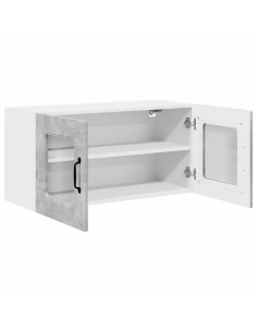 Pensile cucina Grigio cemento 80 x 31 x 40 cm Legno multistrato