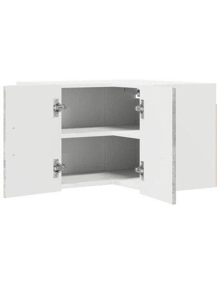 Pensile cucina Grigio cemento 57 x 57 x 40 cm Legno multistrato