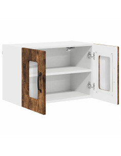 Pensile cucina con porta 2 pcs Rovere fumé 60 x 31 x 40 cm